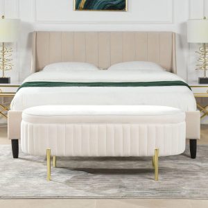 Channel Tufted Bed