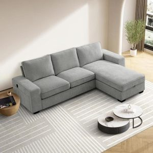 Grey L-Shape Sofa